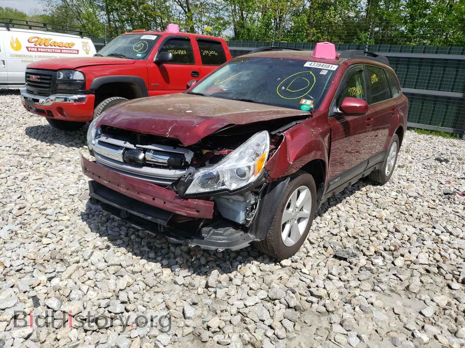 2014 SUBARU OUTBACK - VIN: 4S4BRBCC1E3292257 - Фото 2