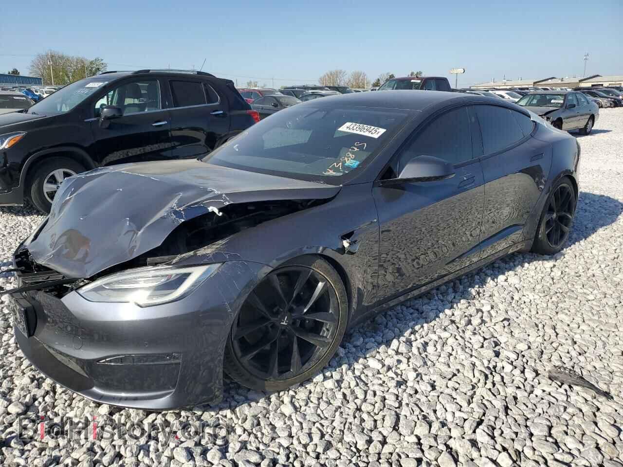 Photo 5YJSA1E57MF438845 - TESLA MODEL S 2021