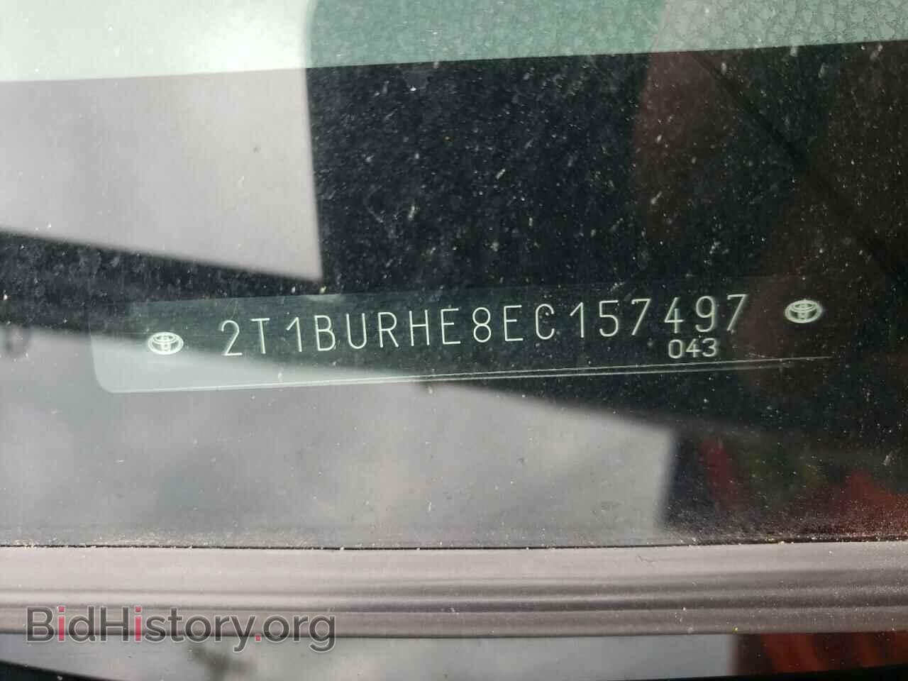 2014 TOYOTA COROLLA - VIN: 2T1BURHE8EC157497 - Фото 10
