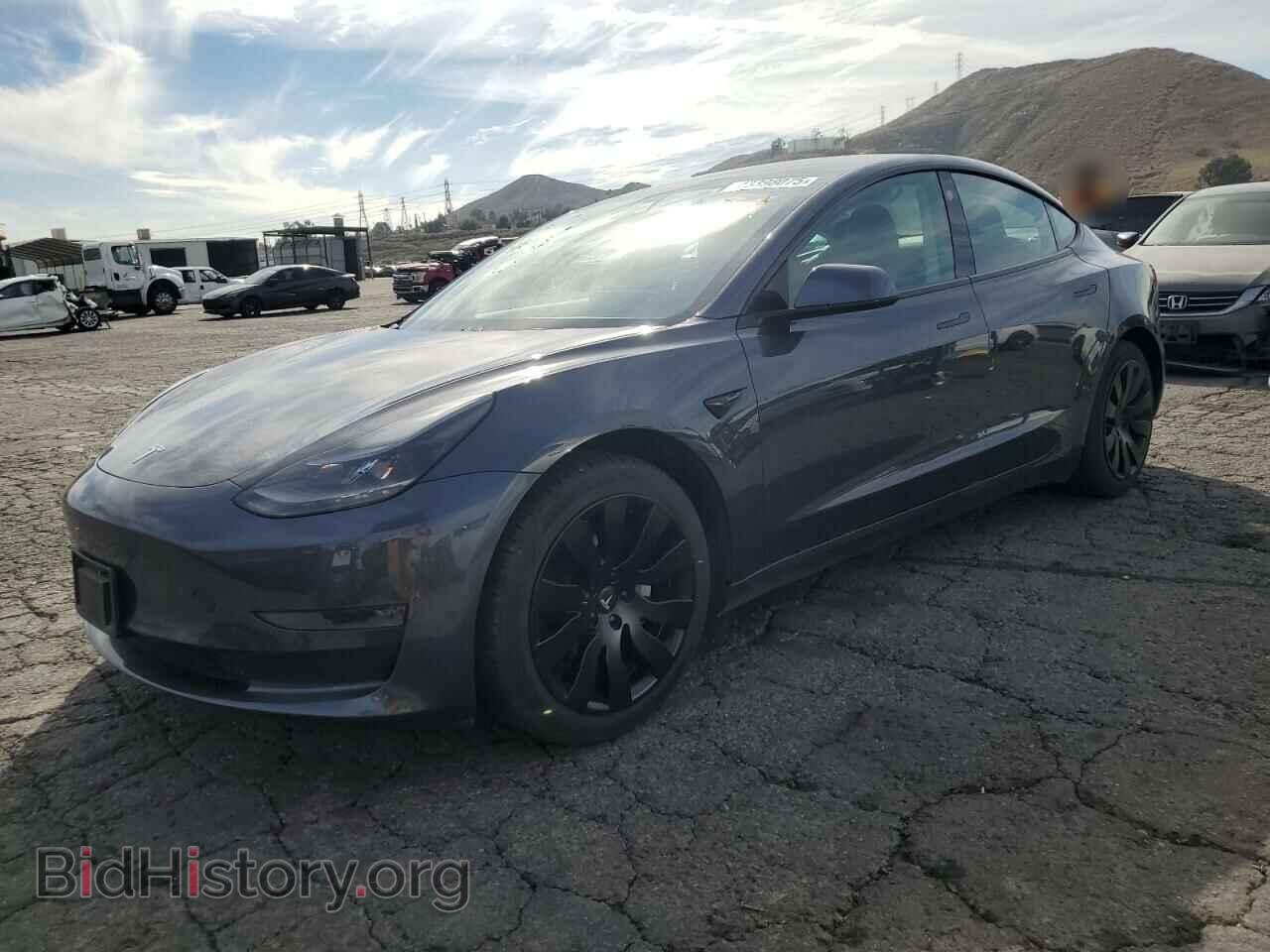 Photo 5YJ3E1EBXMF009908 - TESLA MODEL 3 2021