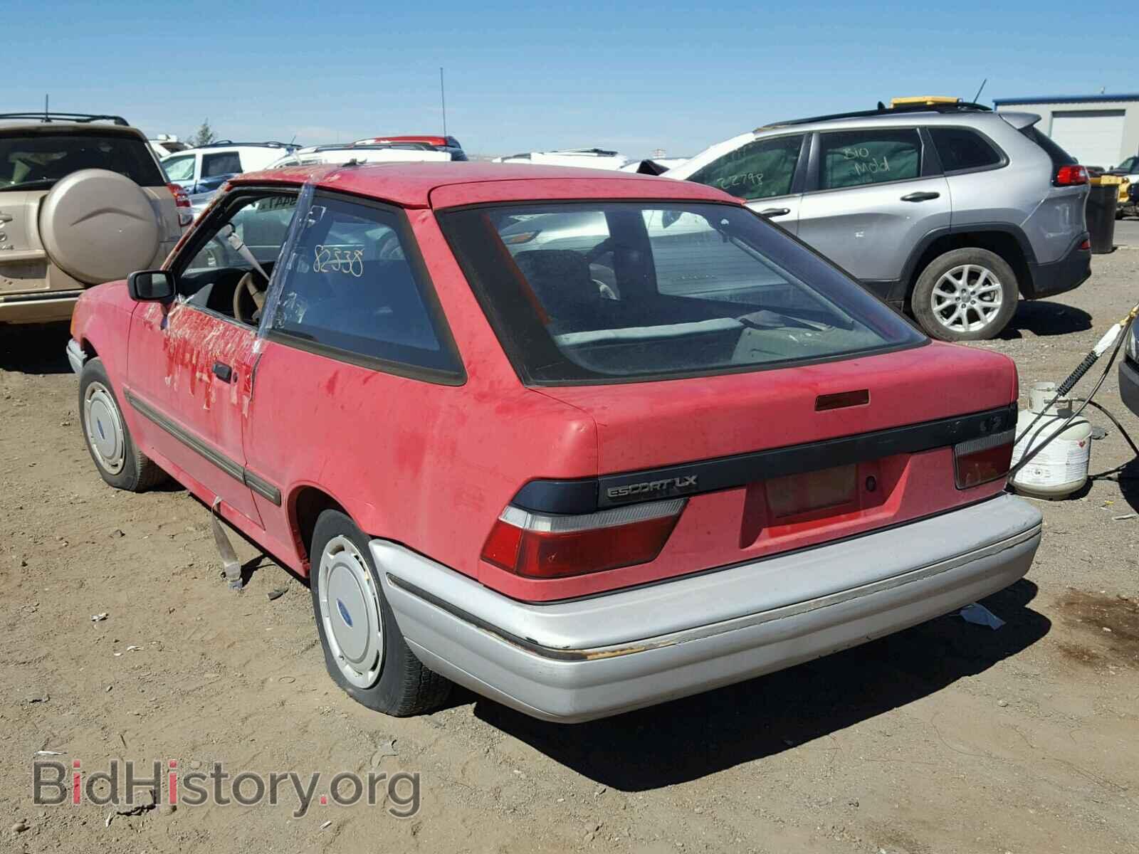 1990 FORD ESCORT - VIN: 1FAPP9198LT195124 - Фото 3