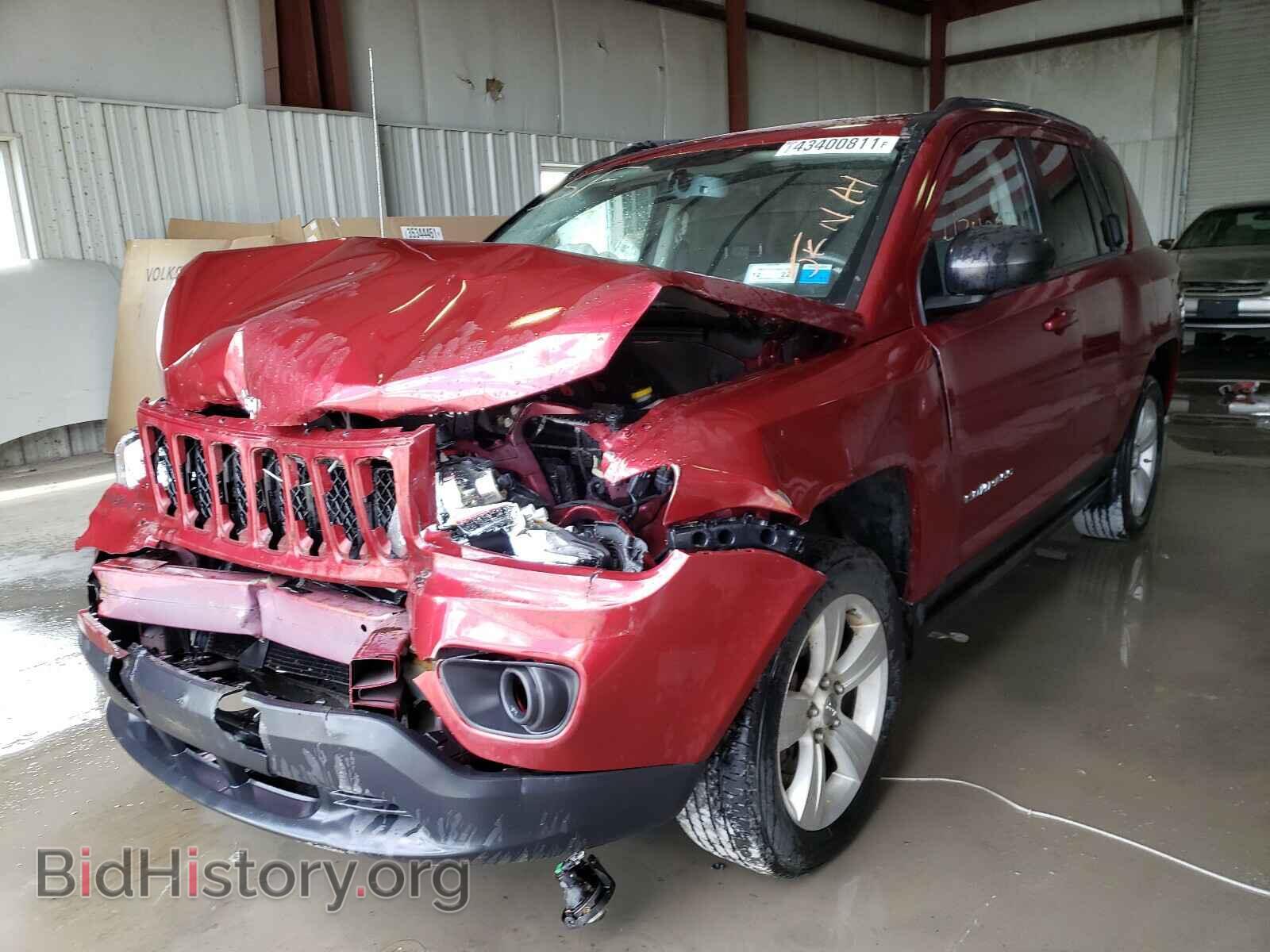 2012 JEEP COMPASS - VIN: 1C4NJDEB1CD621216 - Фото 2