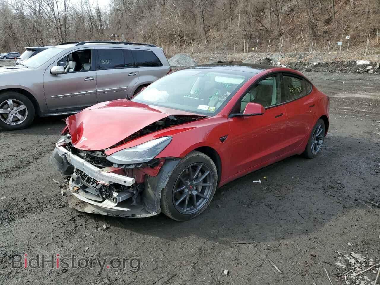Photo 5YJ3E1EA7MF921242 - TESLA MODEL 3 2021
