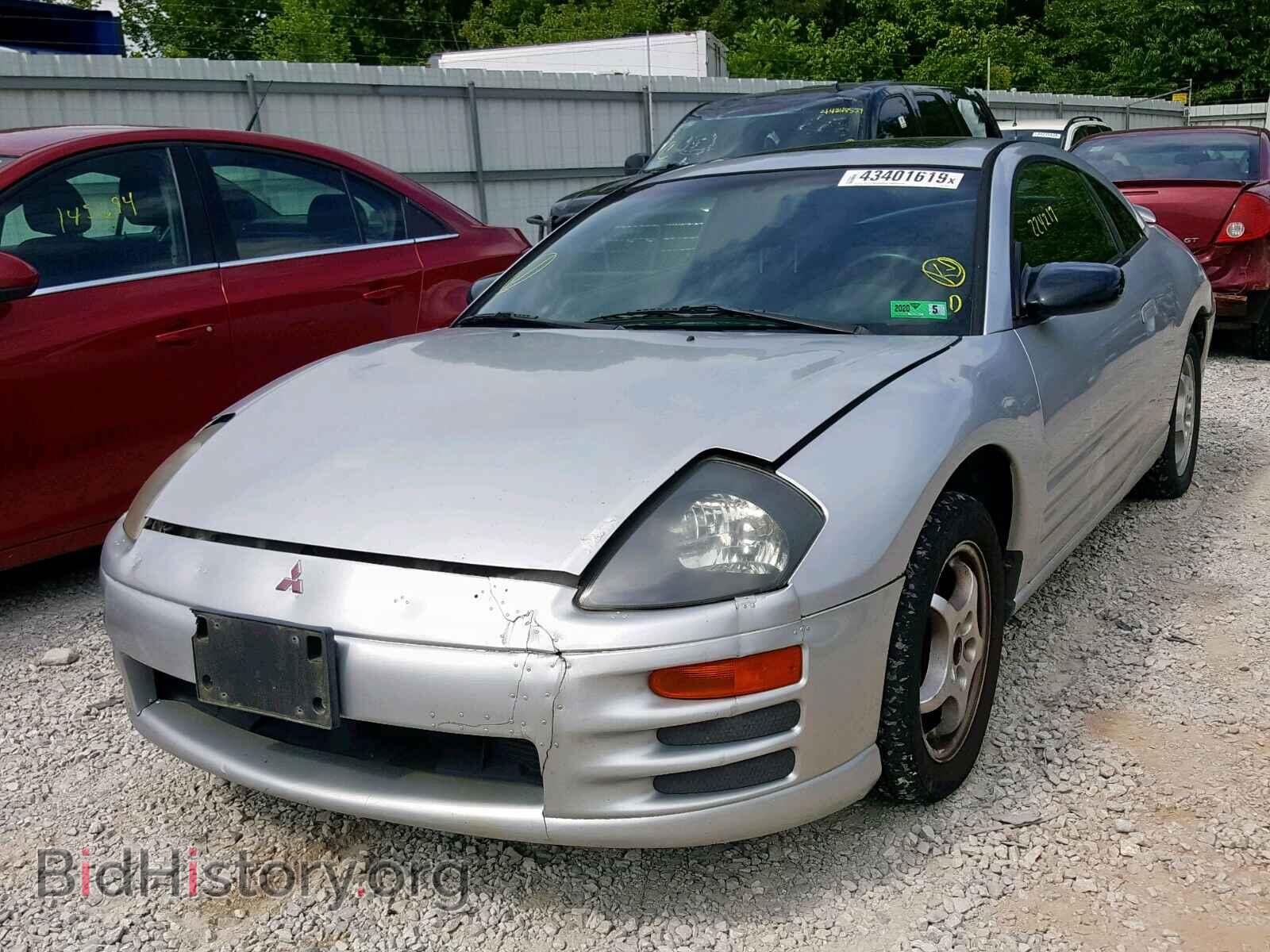 2001 MITSUBISHI ECLIPSE - VIN: 4A3AC44G21E191335 - Фото 2