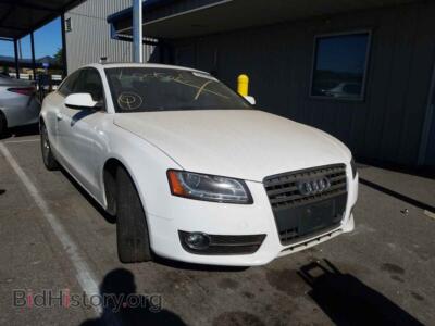 2012 Audi A5 A5 Premium, белый — VIN WAULFAFR1CA024097, Copart