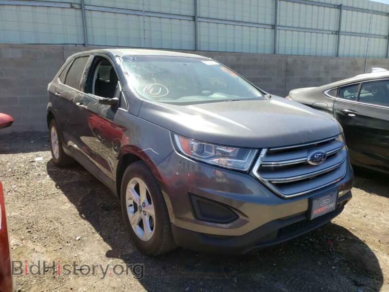 2015 Ford EDGE Edge SE (VIN 2FMTK3G82FBB73459) — фото 1 из 10, Copart, повреждение: бок