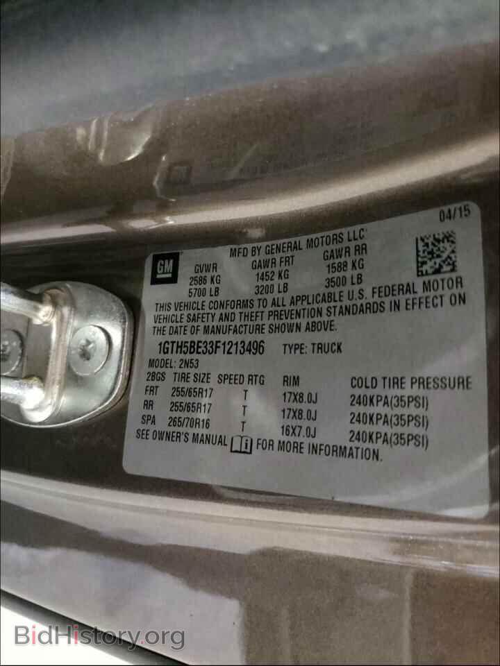 2015 GMC CANYON - VIN: 1GTH5BE33F1213496 - Фото 10