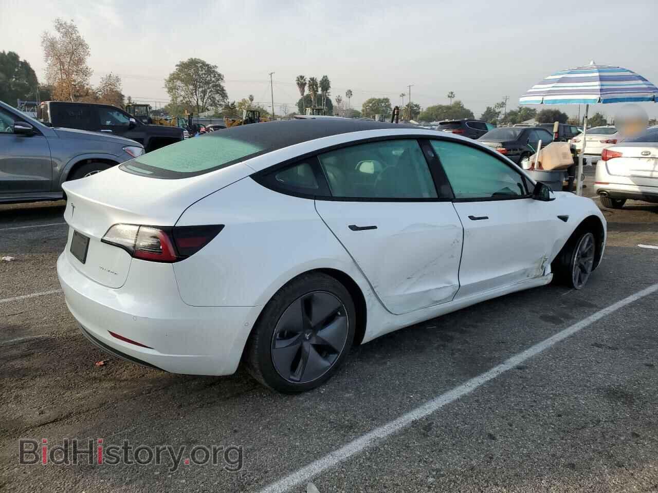 2022 TESLA MODEL 3 - VIN: 5YJ3E1EB6NF238796 - Фото 3