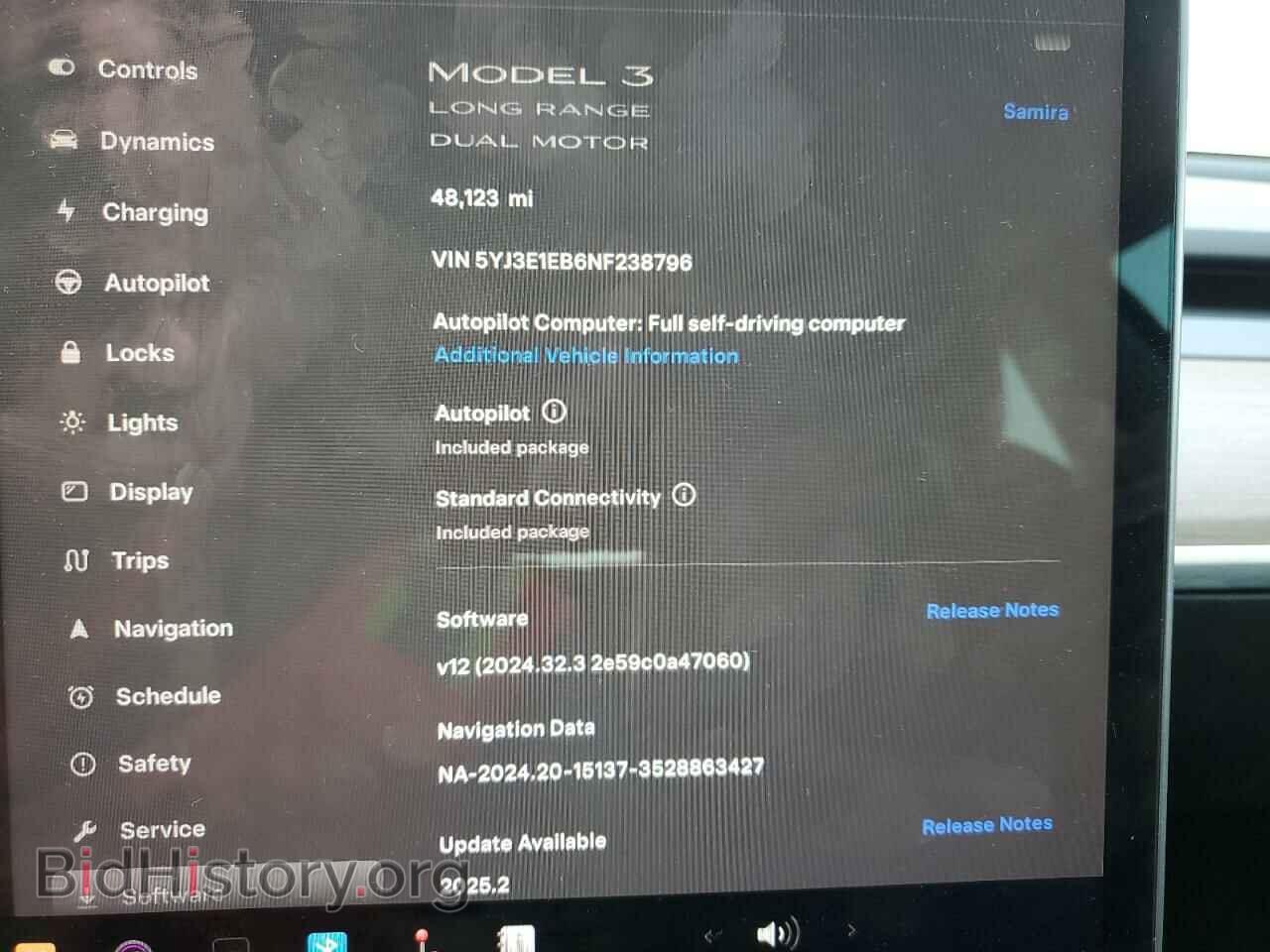 2022 TESLA MODEL 3 - VIN: 5YJ3E1EB6NF238796 - Фото 9