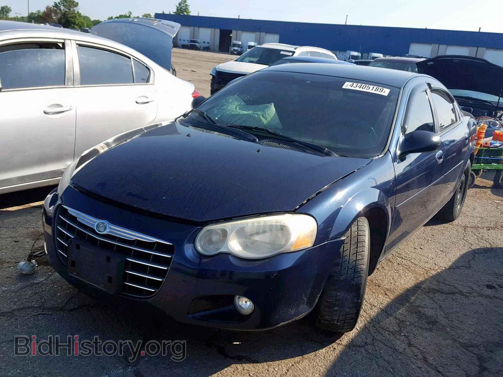 2006 CHRYSLER SEBRING - VIN: 1C3EL46X86N100405 - Фото 2