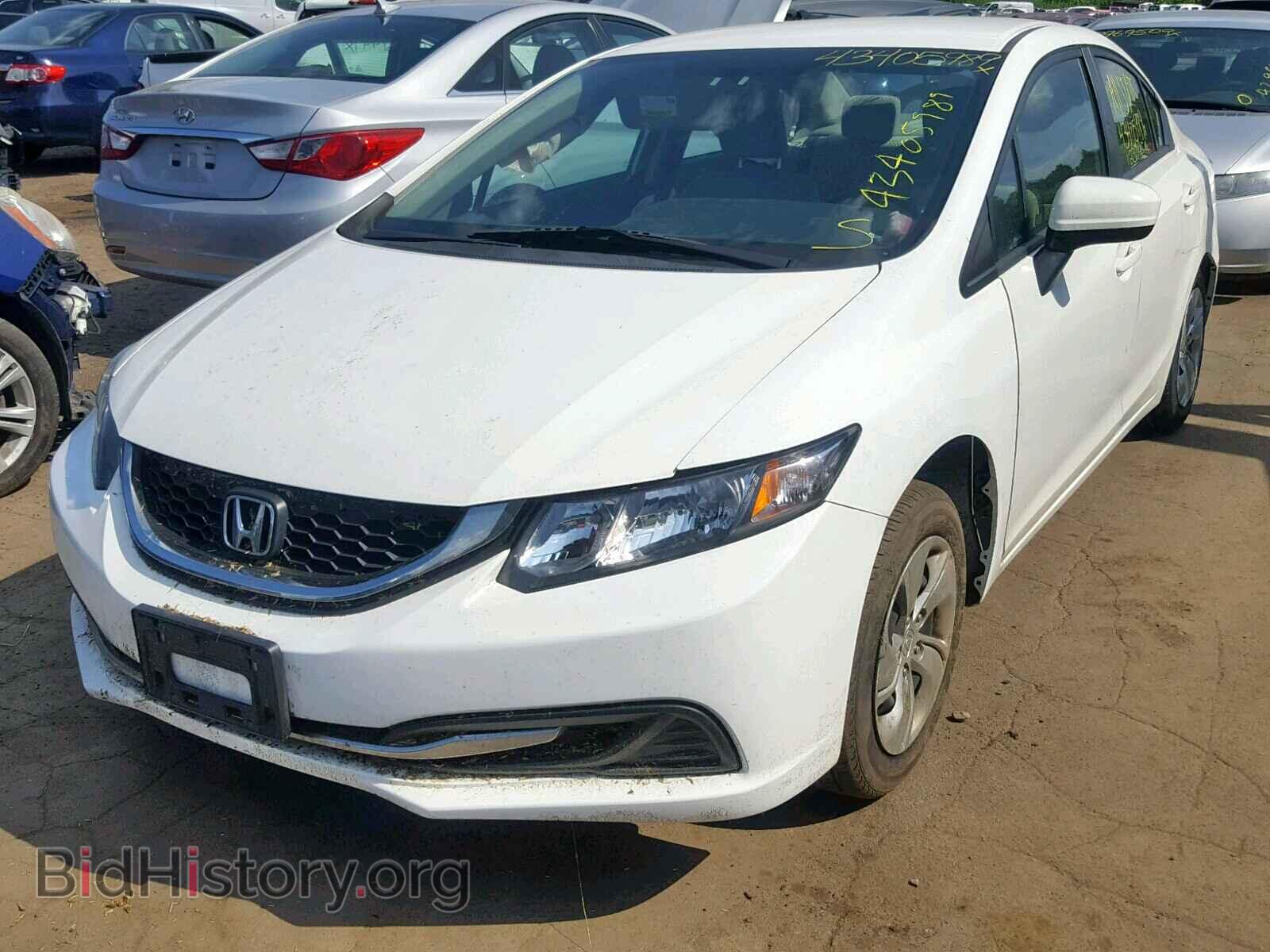 2014 HONDA CIVIC LX - VIN: 19XFB2F5XEE019947 - Фото 2