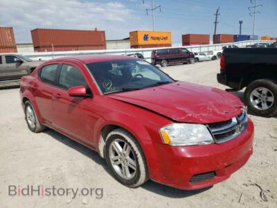 2011 Dodge AVENGER Avenger MA, red — VIN 1B3BD1FB4BN538140, Copart
