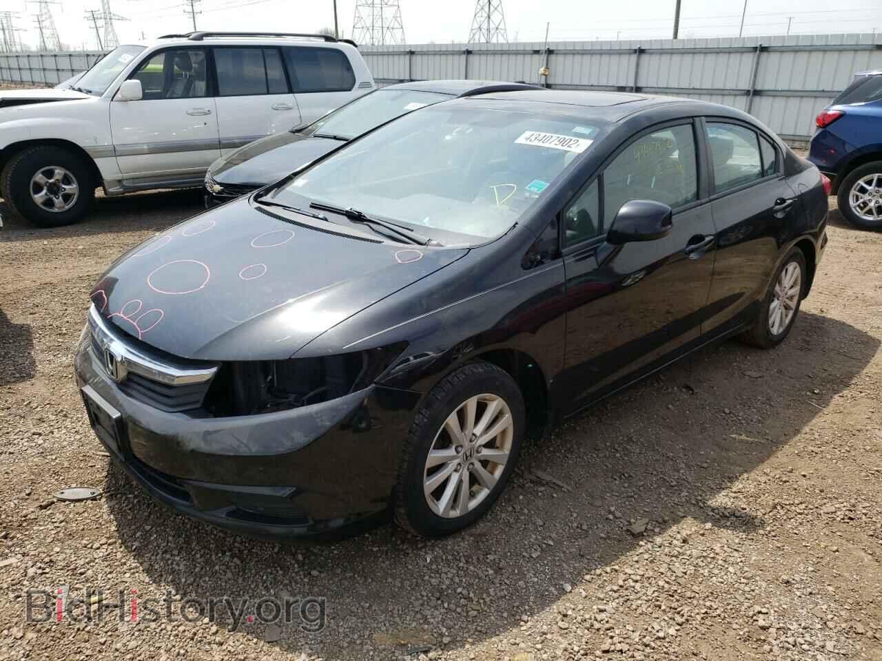 2012 HONDA CIVIC - VIN: 19XFB2F80CE078044 - Фото 2