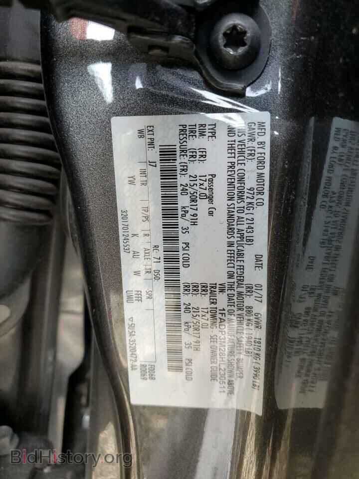 2017 FORD FOCUS - VIN: 1FADP3M28HL230511 - Photo 13