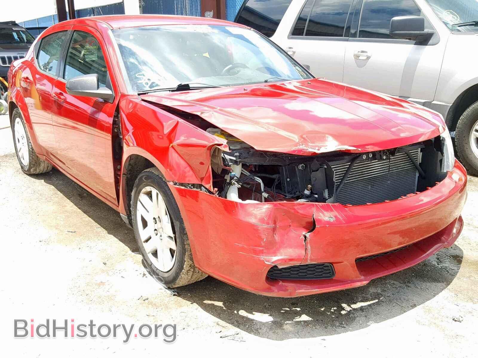 Photo 1C3CDZAB6CN186046 - DODGE AVENGER 2012