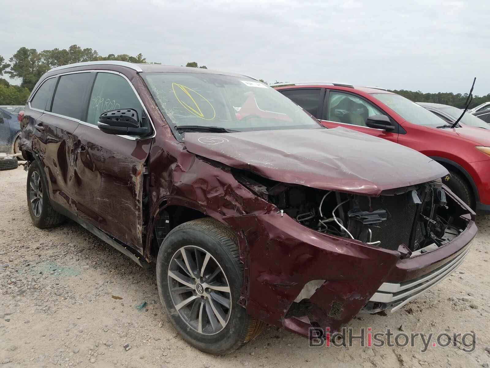 Photo 5TDJZRFH0KS918729 - TOYOTA HIGHLANDER 2019