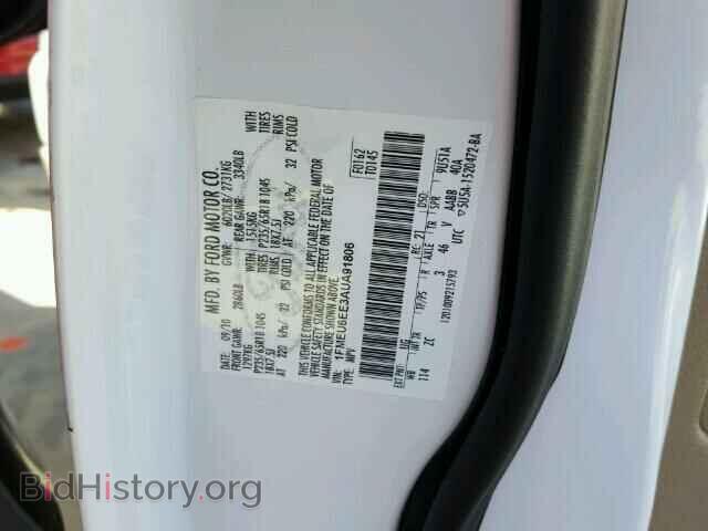 2010 FORD EXPLORER - VIN: 1FMEU6EE3AUA91806 - Фото 10
