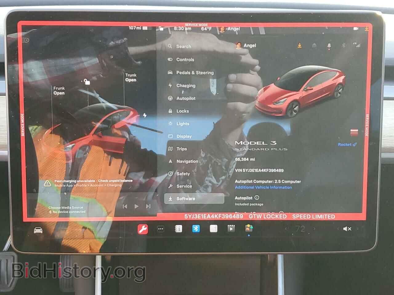 2019 TESLA MODEL 3 - VIN: 5YJ3E1EA4KF396489 - Фото 9