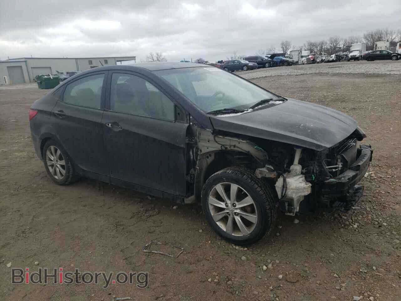 2012 HYUNDAI ACCENT - VIN: KMHCU4AE6CU168981 - Фото 4