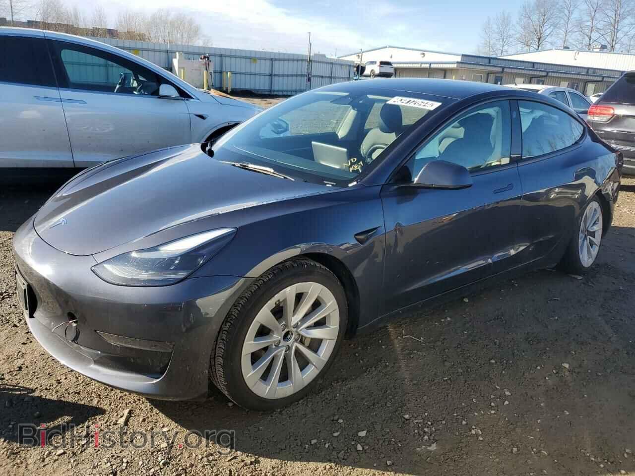Photo 5YJ3E1EA4NF371788 - TESLA MODEL 3 2022