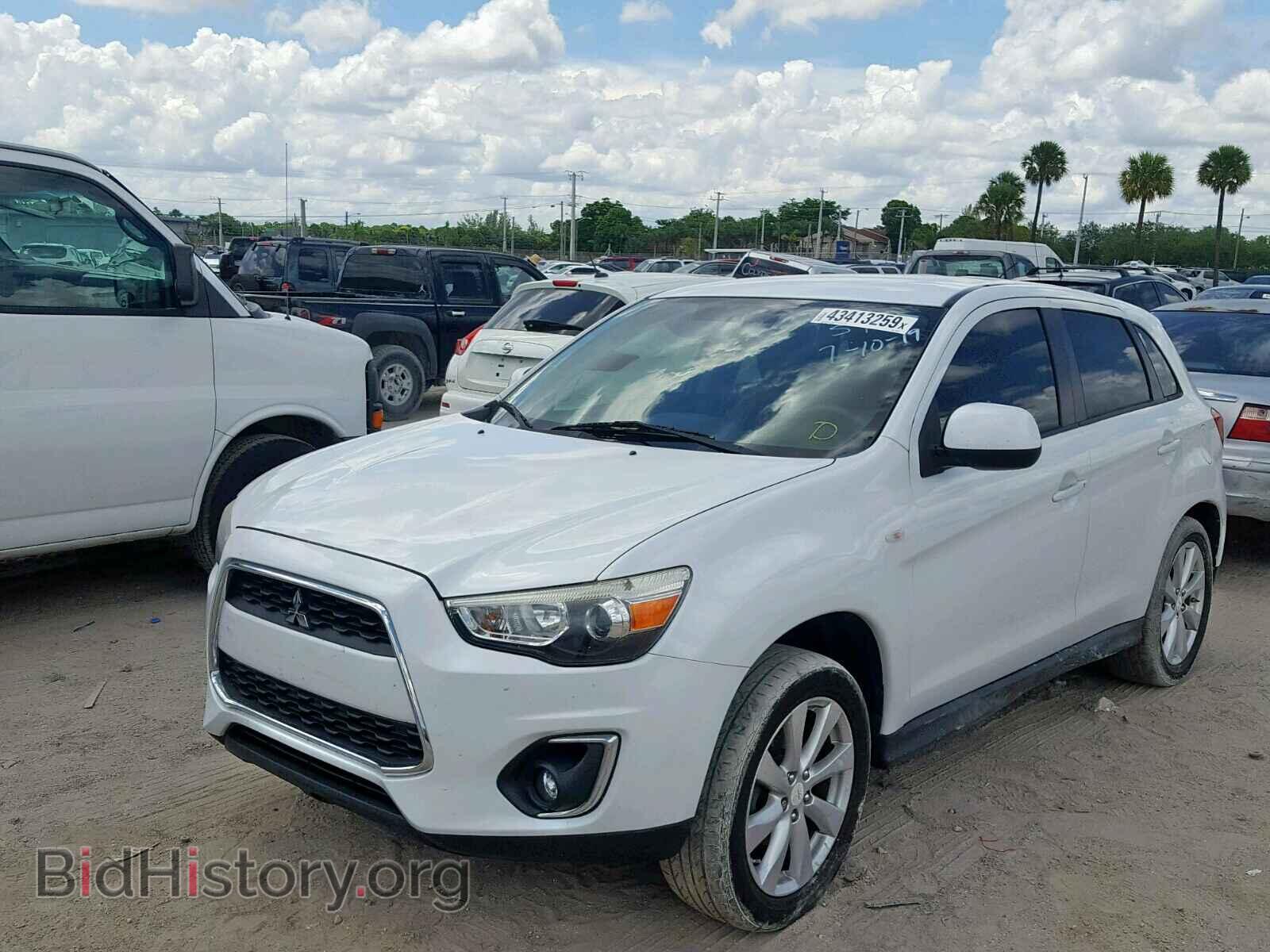 2013 MITSUBISHI OUTLANDER - VIN: 4A4AP3AU0DE015943 - Фото 2