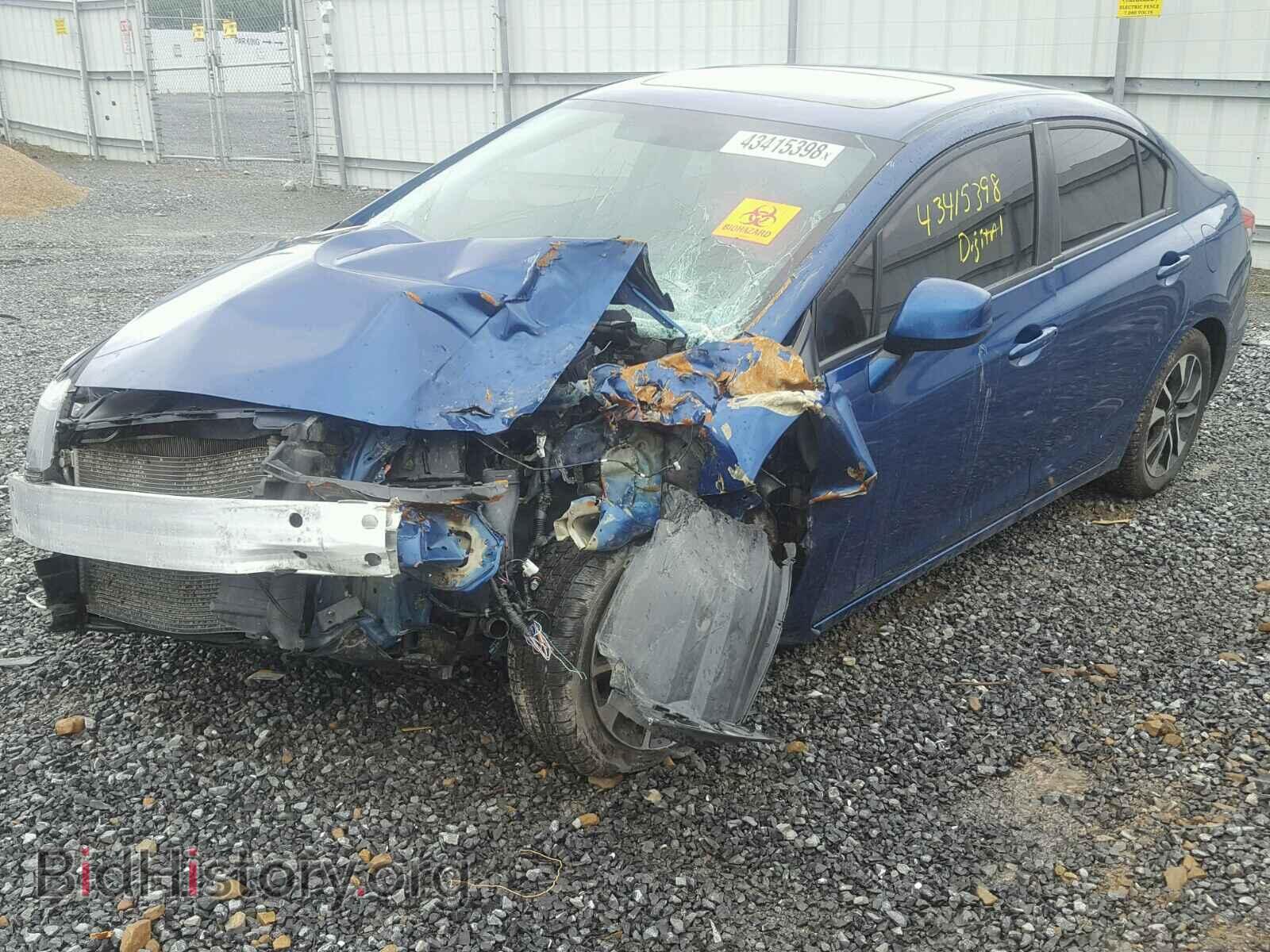 2013 HONDA CIVIC - VIN: 2HGFB2F89DH503607 - Фото 2