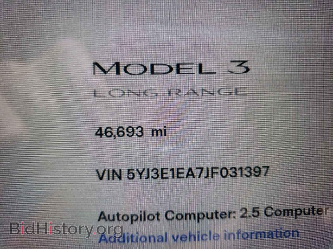 2018 TESLA MODEL 3 - VIN: 5YJ3E1EA7JF031397 - Фото 8