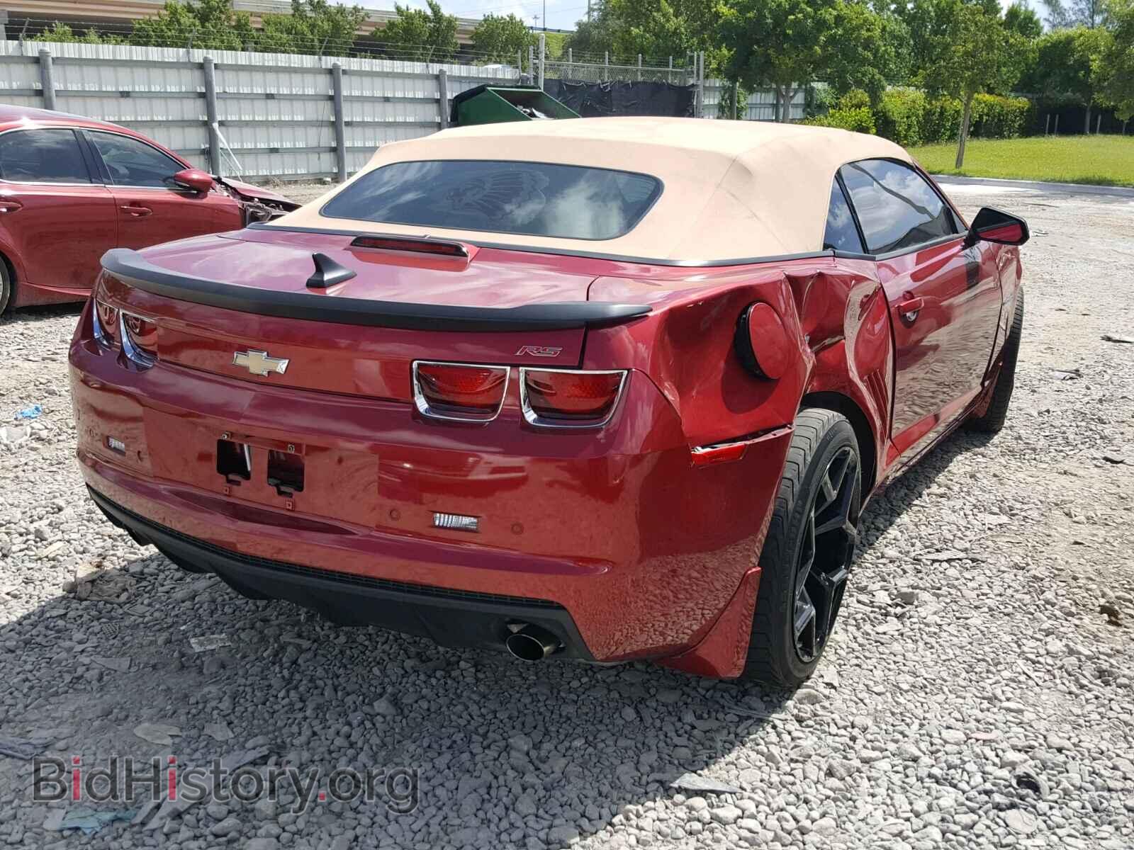 2012 CHEVROLET CAMARO - VIN: 2G1FB3D38C9211265 - Фото 4