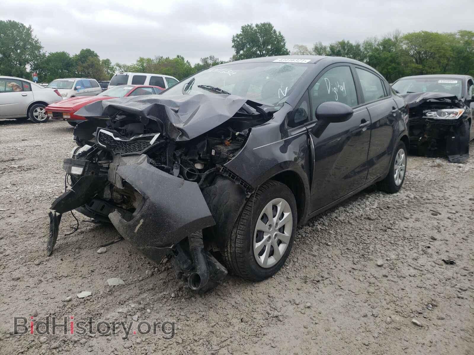 2013 KIA RIO - VIN: KNADN4A37D6154336 - Фото 2