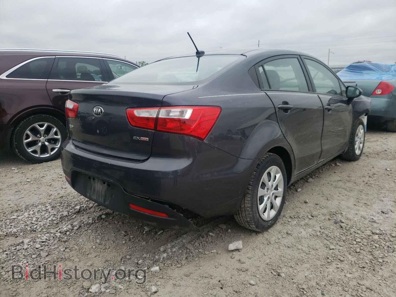 2013 KIA RIO - VIN: KNADN4A37D6154336 - Фото 4