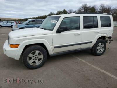 2007 Jeep COMMANDER, white — VIN 1J8HG48K37C637509, Copart