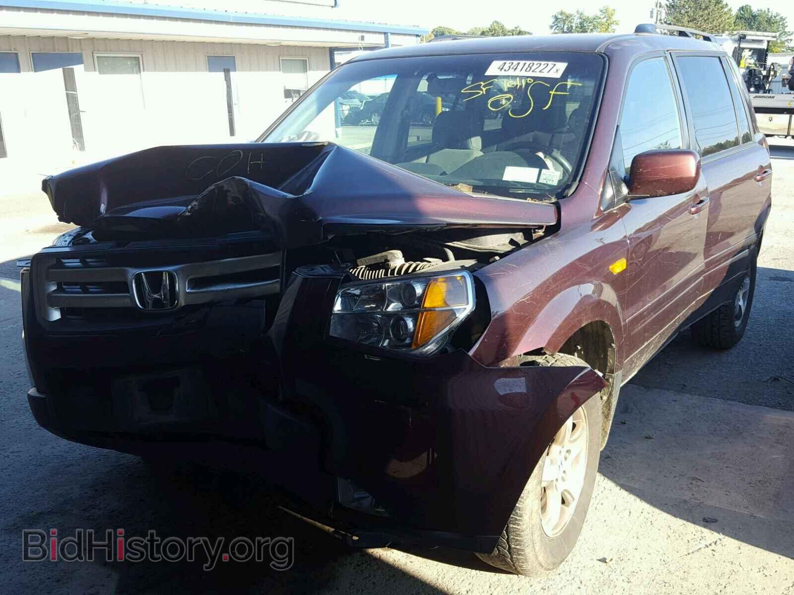 2007 HONDA PILOT - VIN: 2HKYF18477H513595 - Фото 2