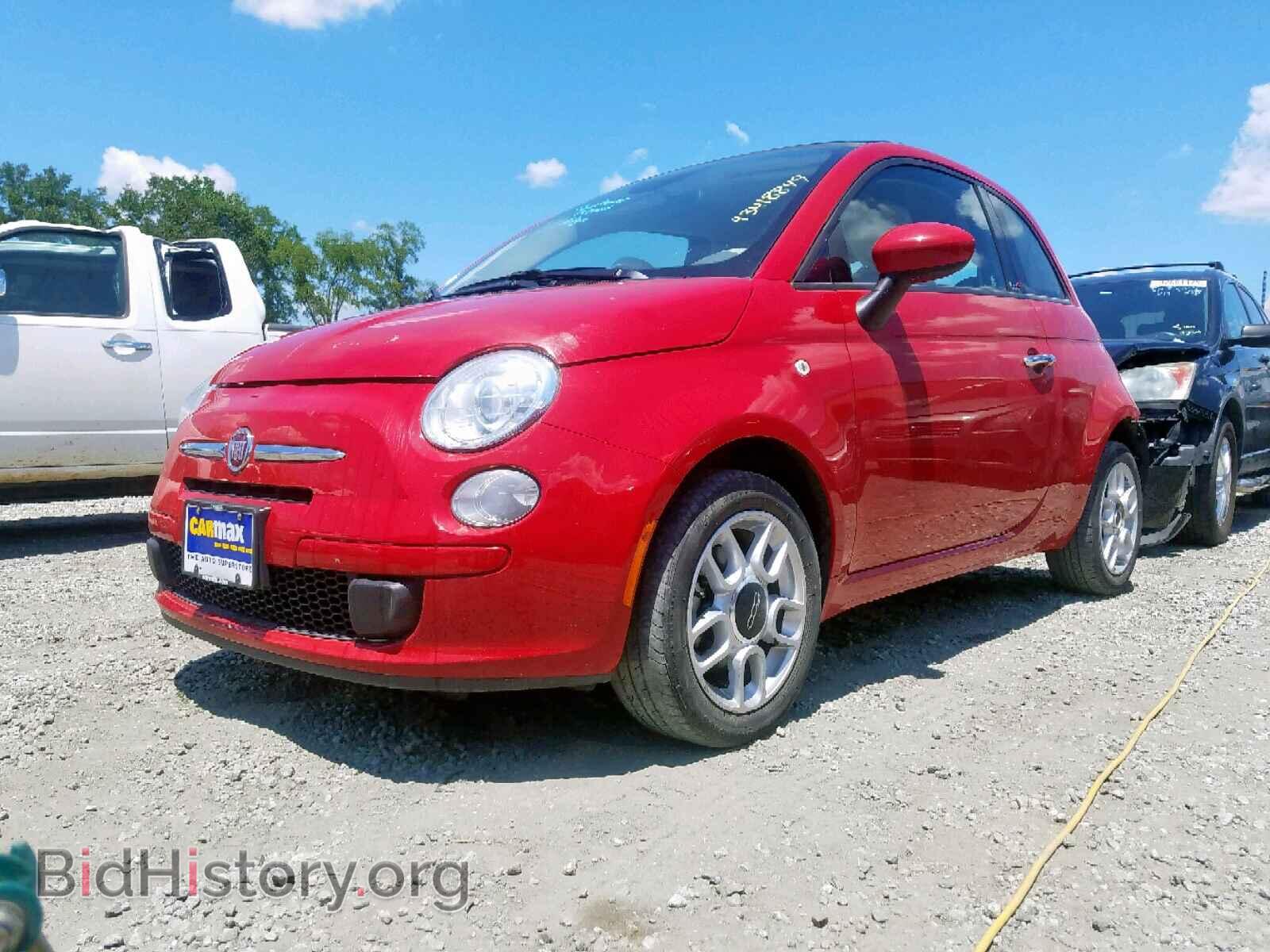 2015 FIAT 500 - VIN: 3C3CFFDR8FT501824 - Фото 2