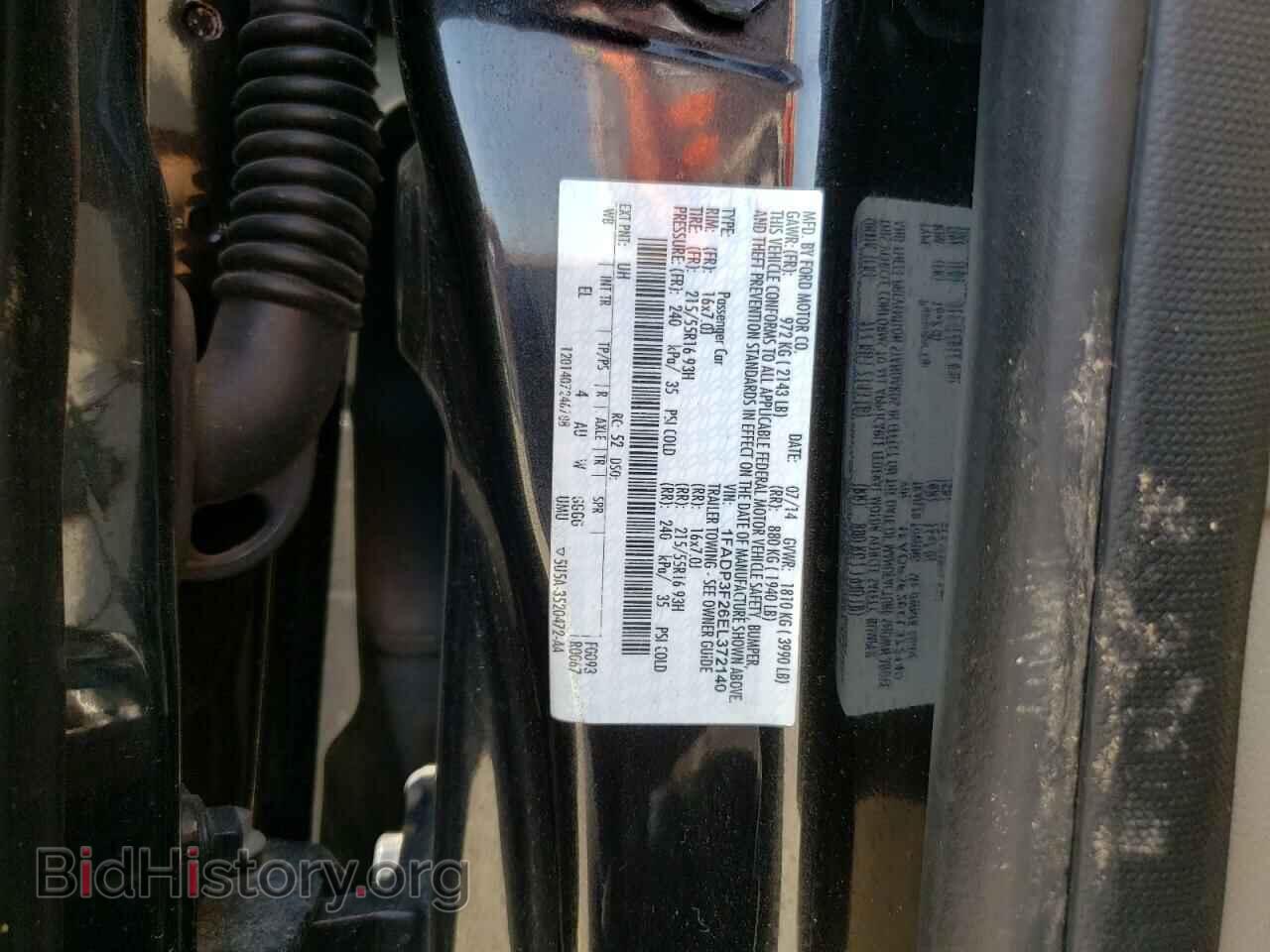 2014 FORD FOCUS - VIN: 1FADP3F26EL372140 - Фото 12