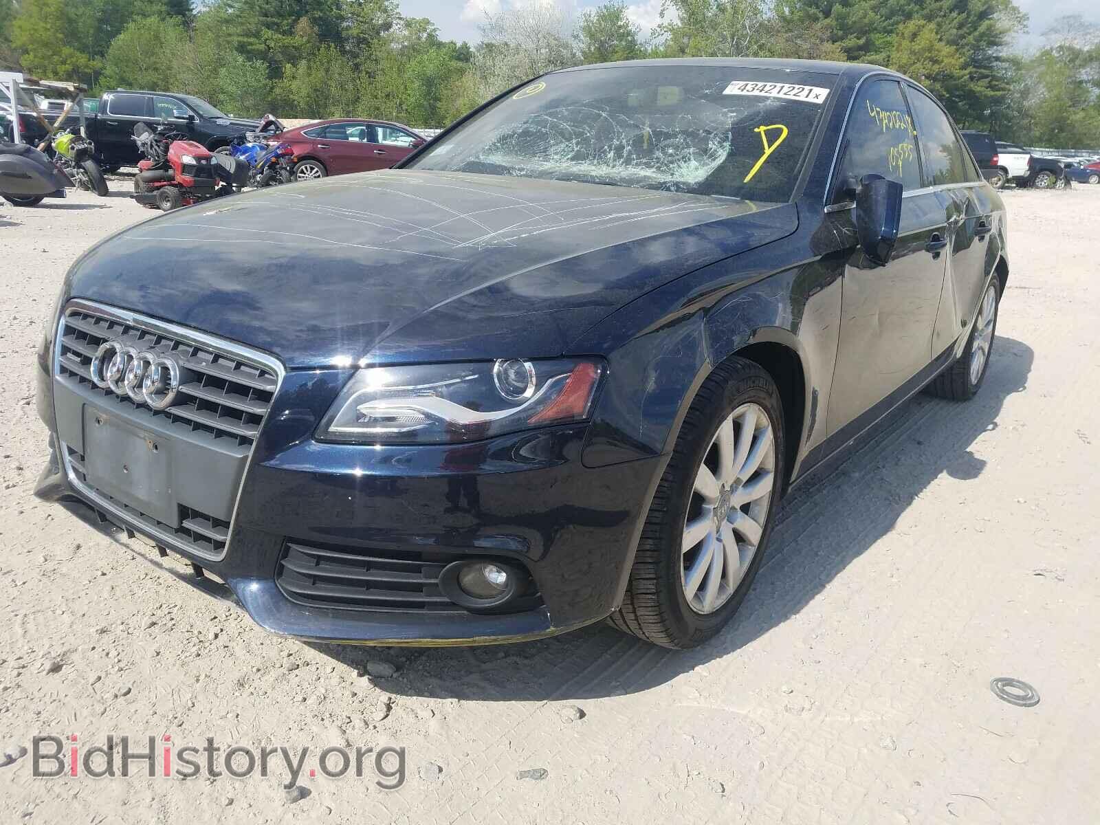 2011 AUDI A4 - VIN: WAUFFAFL1BN050425 - Фото 2