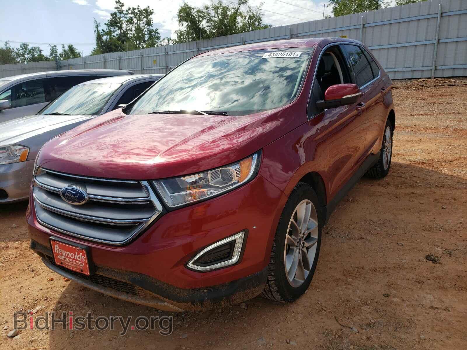 2018 FORD EDGE - VIN: 2FMPK4K93JBB48327 - Фото 2