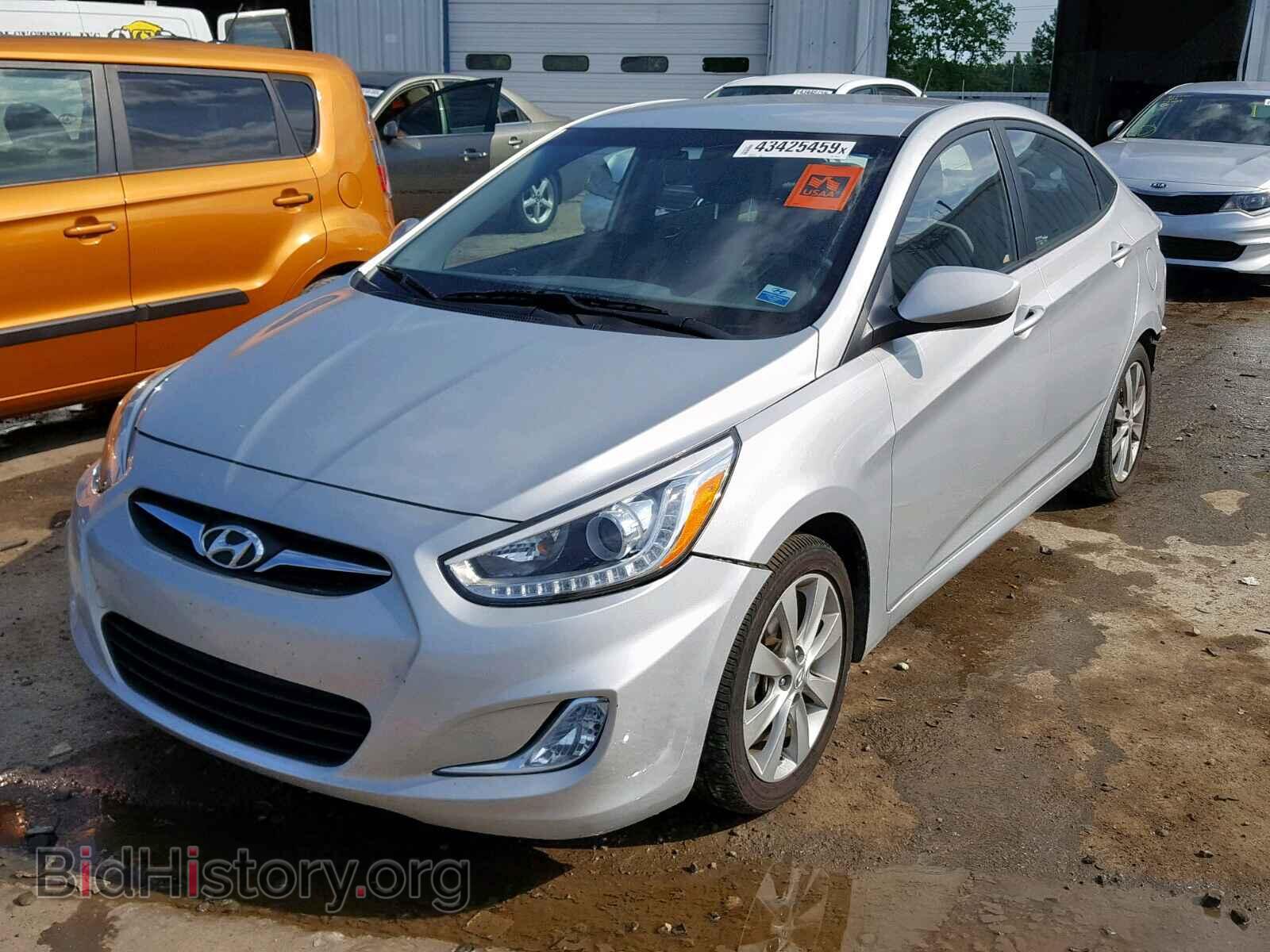2014 HYUNDAI ACCENT - VIN: KMHCU4AE3EU603930 - Фото 2
