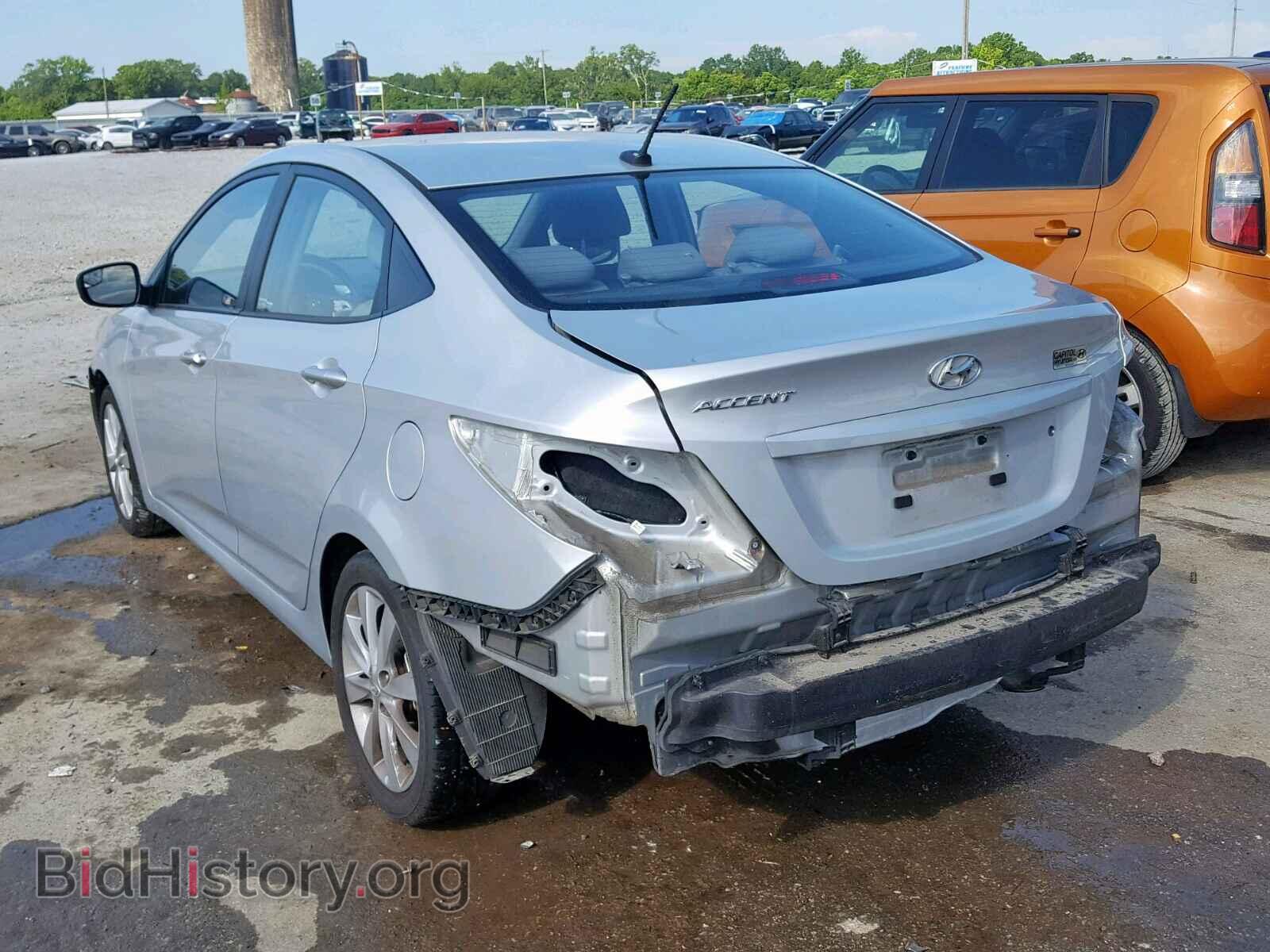 2014 HYUNDAI ACCENT - VIN: KMHCU4AE3EU603930 - Фото 3
