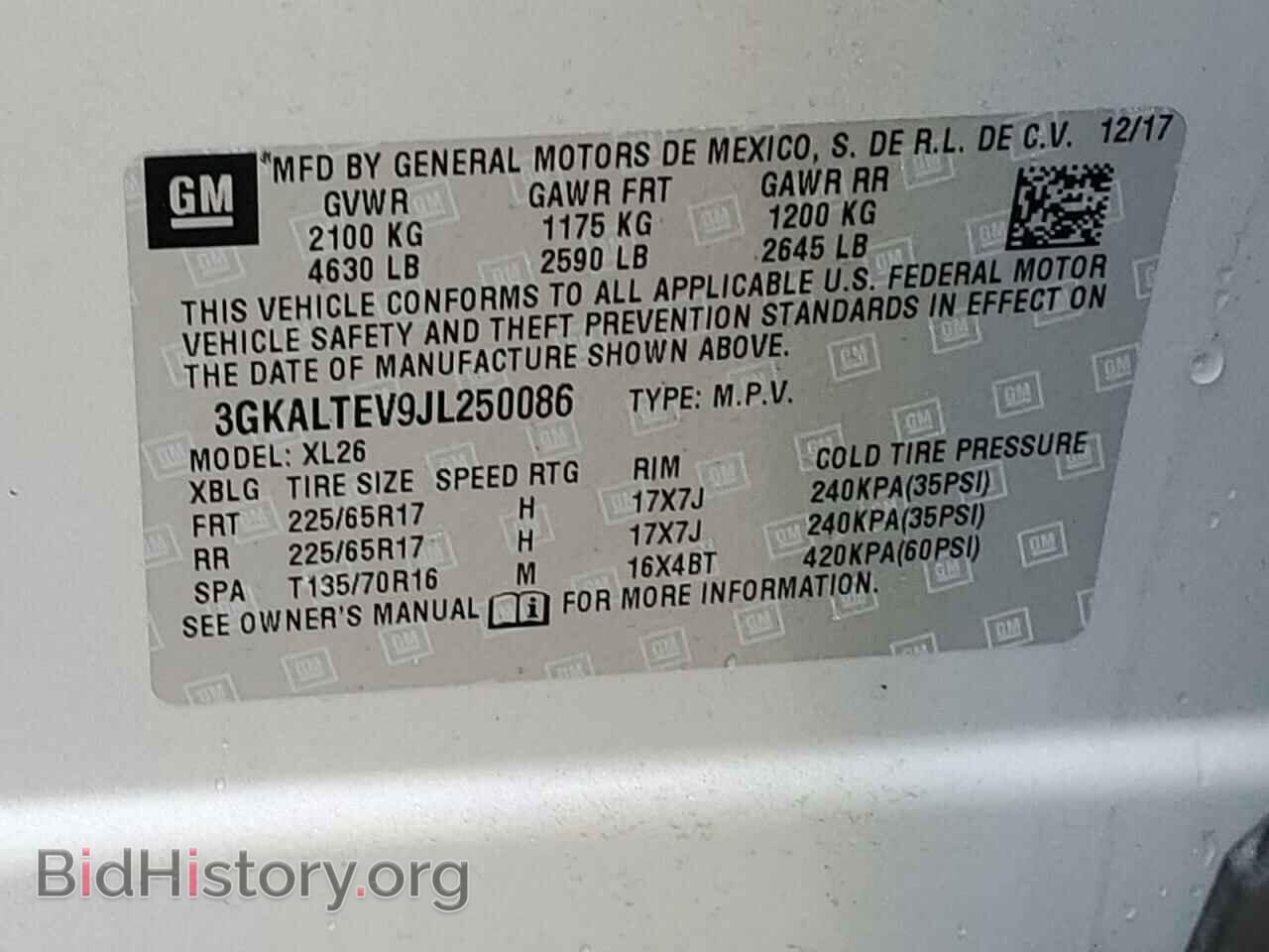 2018 GMC TERRAIN - VIN: 3GKALTEV9JL250086 - Фото 13