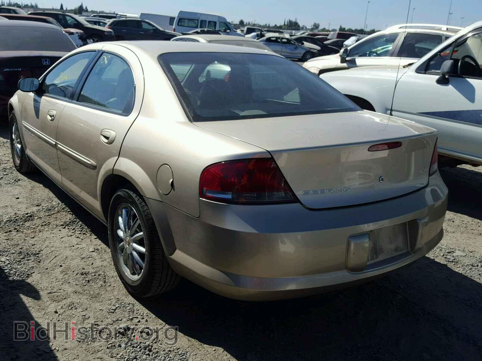 2001 CHRYSLER SEBRING - VIN: 1C3EL56U41N729874 - Фото 3