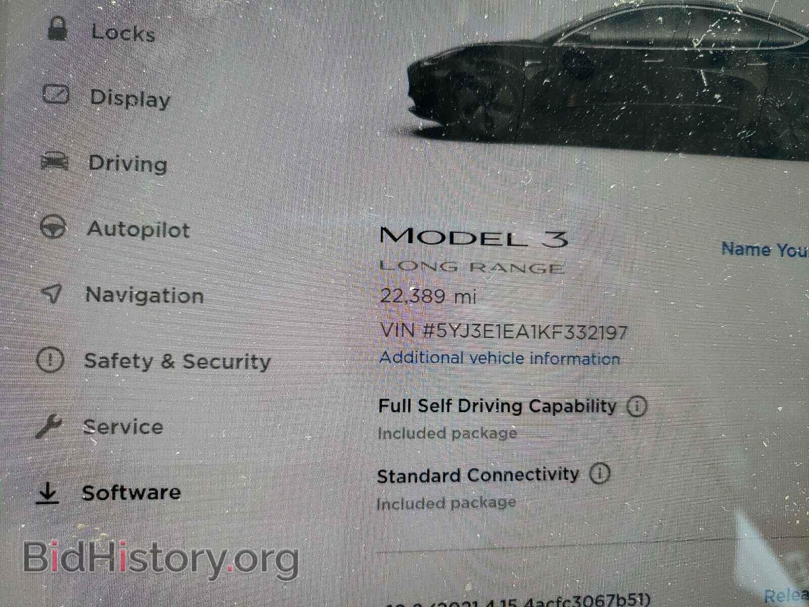 2019 TESLA MODEL 3 - VIN: 5YJ3E1EA1KF332197 - Фото 8