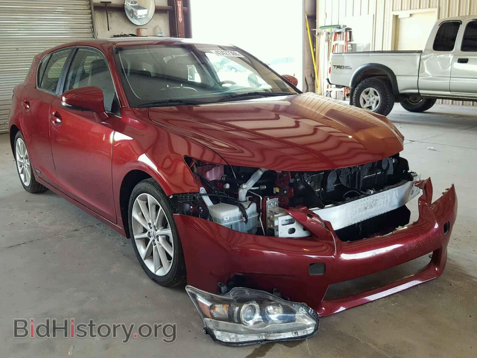 Photo JTHKD5BH8C2110203 - LEXUS CT 200 2012