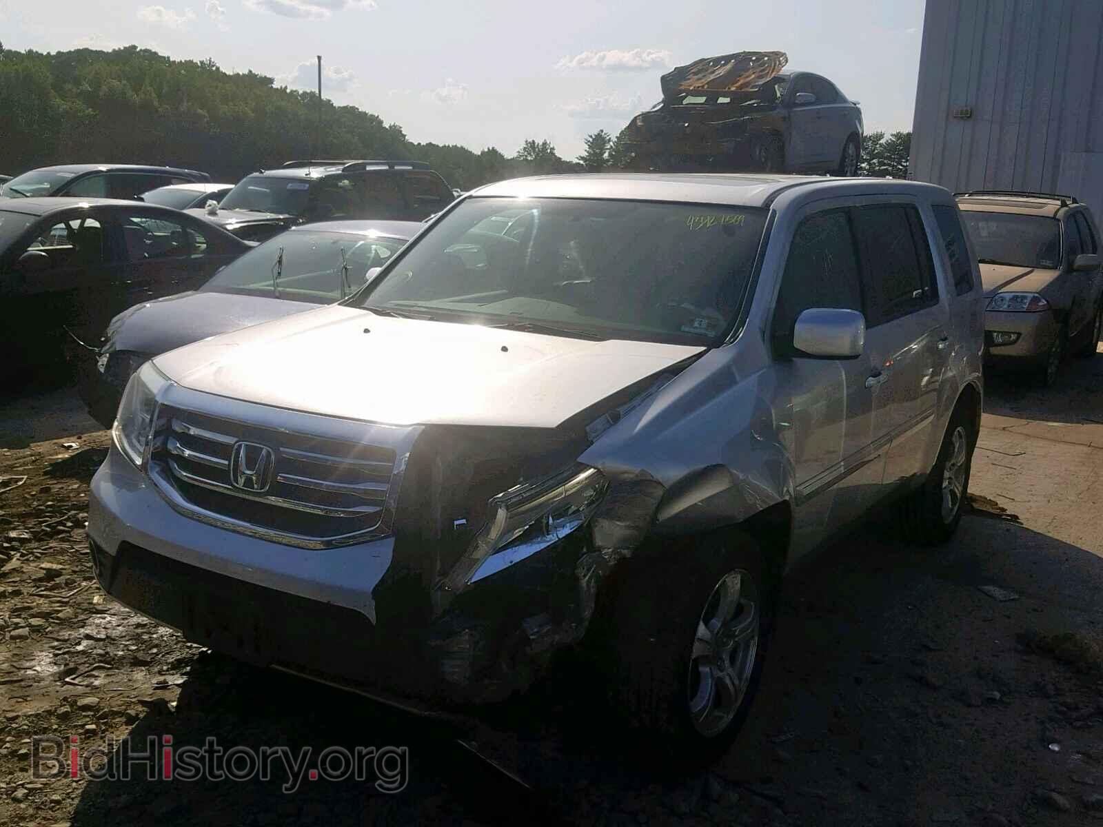 2013 HONDA PILOT EXL - VIN: 5FNYF4H54DB063134 - Фото 2