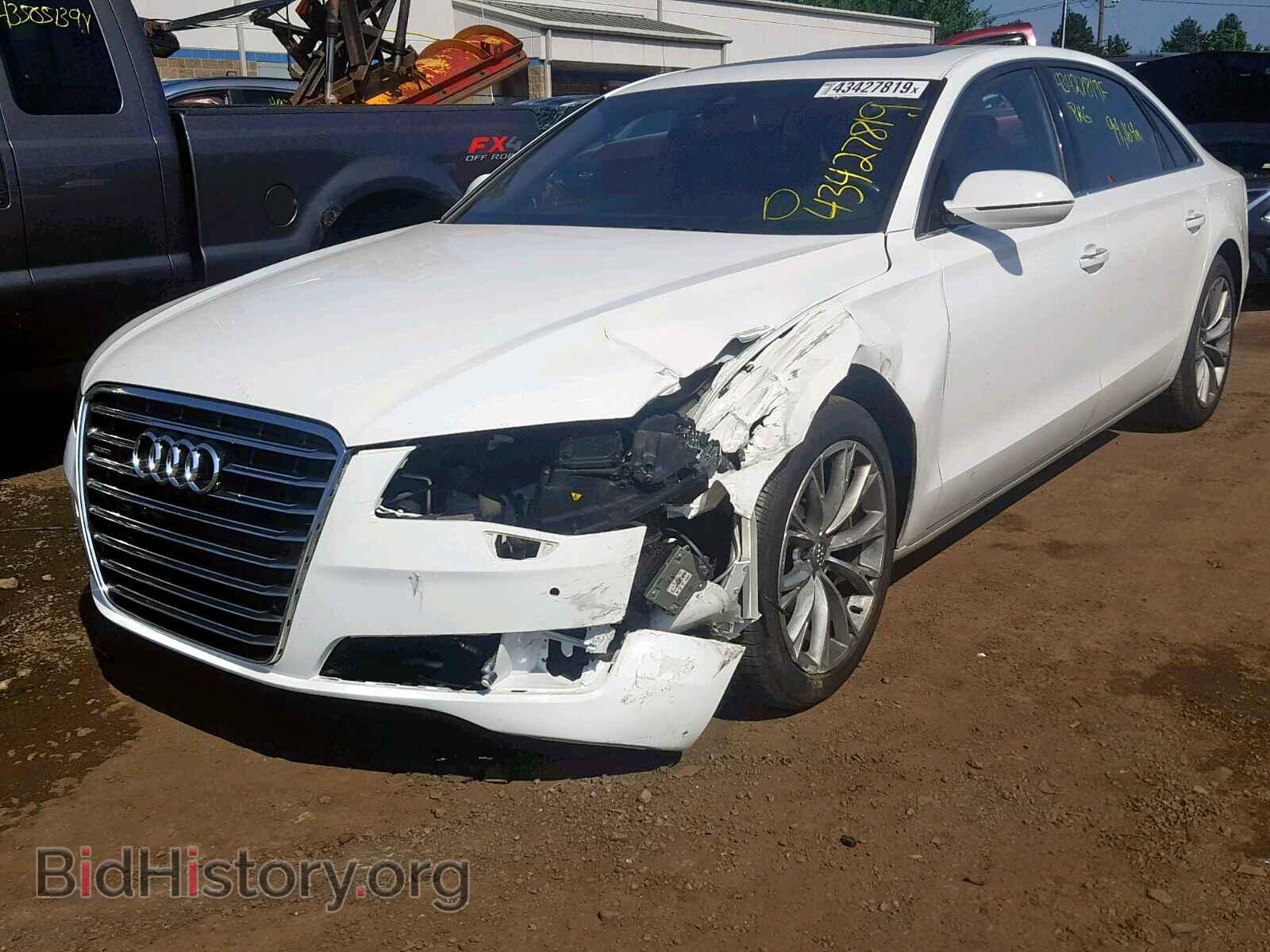 2012 AUDI A8 - VIN: WAURVAFD5CN019074 - Фото 2