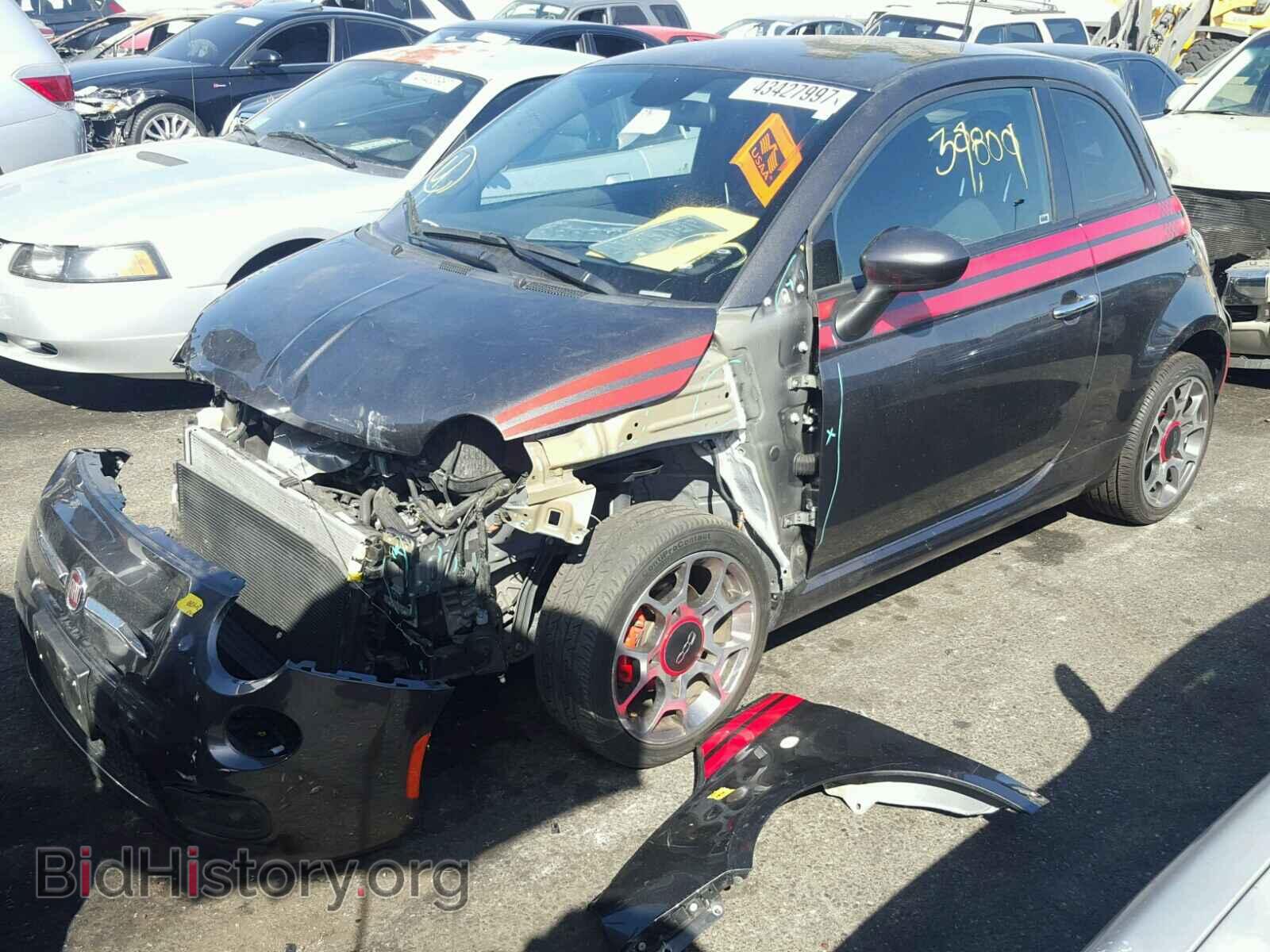 2015 FIAT 500 - VIN: 3C3CFFBR3FT507520 - Photo 2
