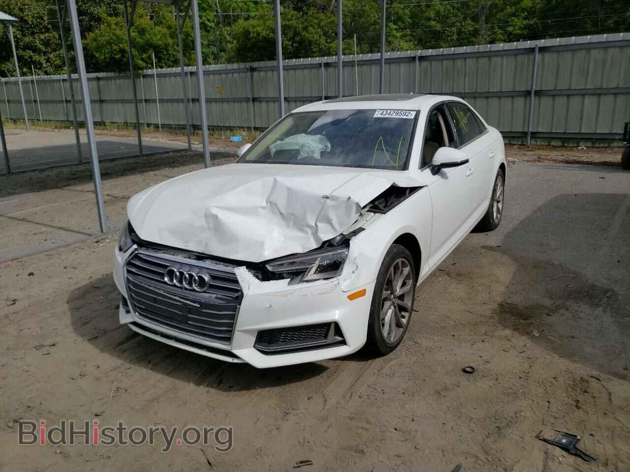 2019 AUDI A4 - VIN: WAUGMAF43KN006381 - Фото 2