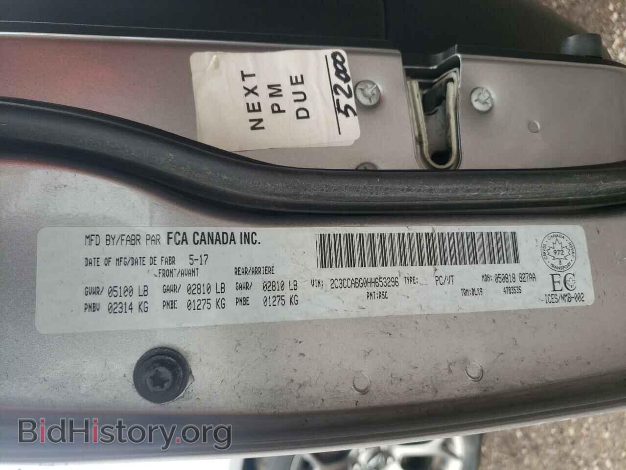 2017 CHRYSLER 300 - VIN: 2C3CCABG0HH653296 - Фото 10
