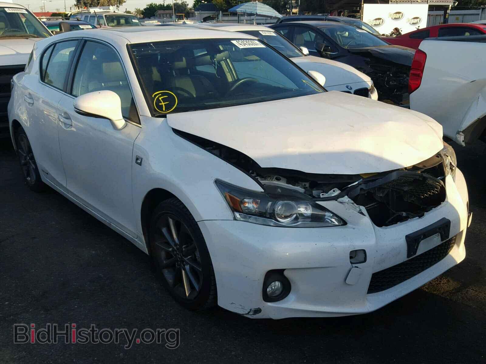Photo JTHKD5BH5C2103340 - LEXUS CT 200 2012