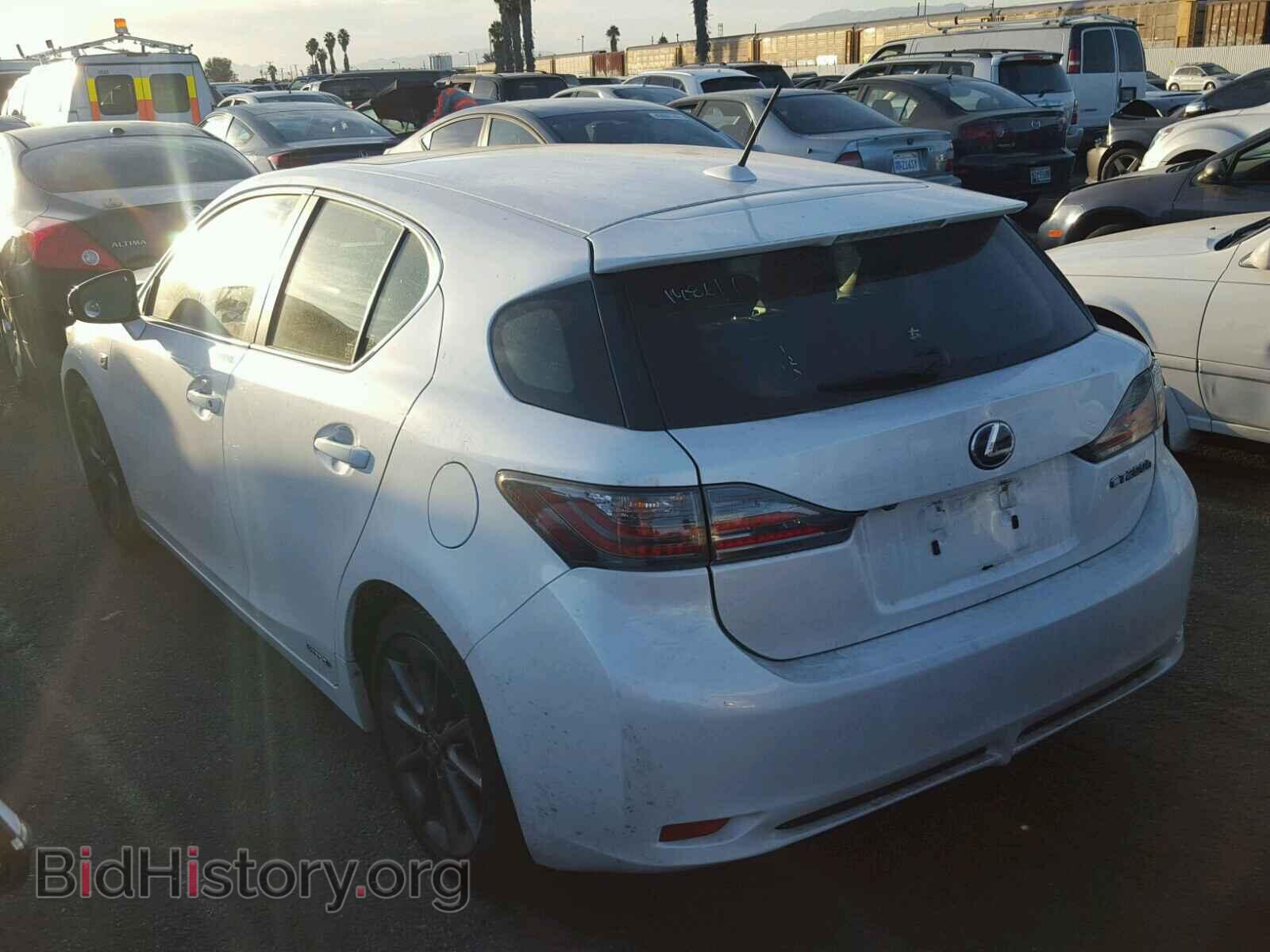 2012 LEXUS CT 200 - VIN: JTHKD5BH5C2103340 - Фото 3
