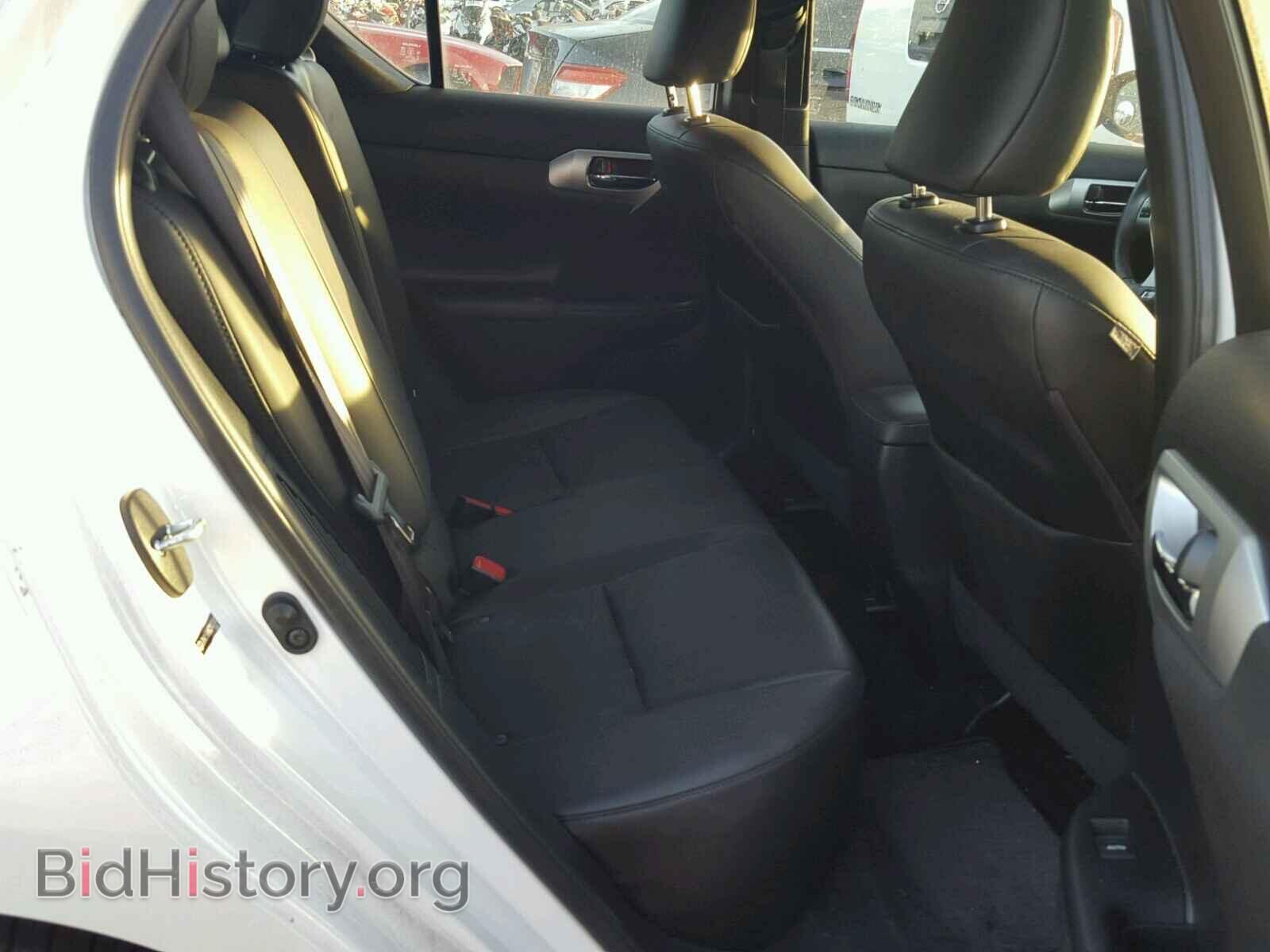 2012 LEXUS CT 200 - VIN: JTHKD5BH5C2103340 - Фото 6